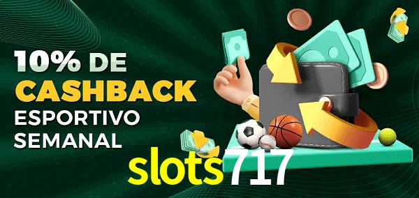 10% de bônus de cashback na slots717